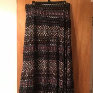 Boho maxi skirt